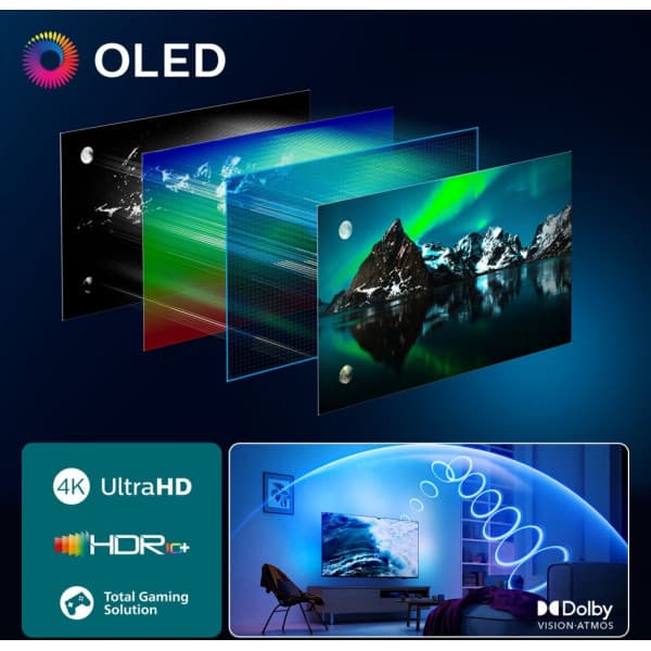 Philips 55" OLED760 – 4K Ambilight TV
