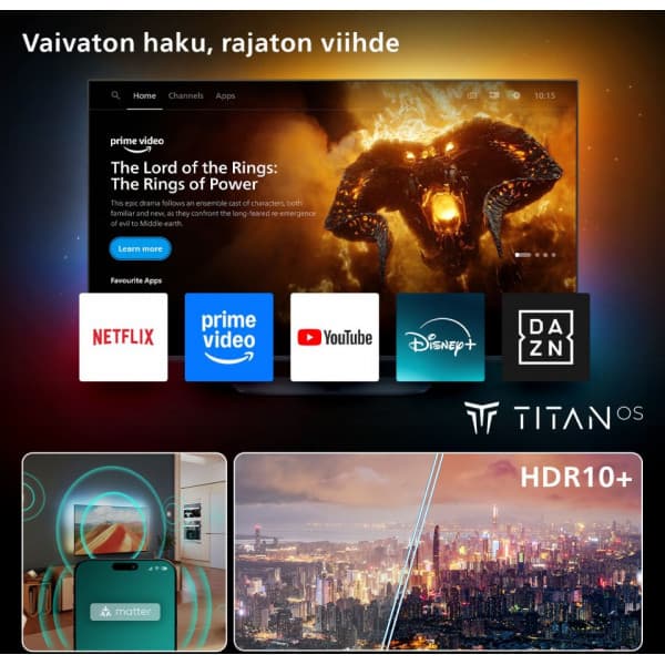 Philips 65" PUS8000 – 4K LED Ambilight TV