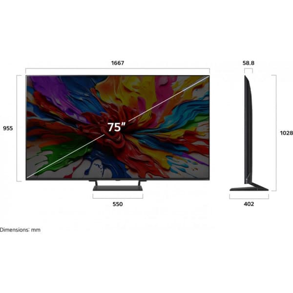 LG 75'' QNED 93 – 4K Mini-LED TV (2025)