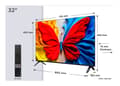 Pikkukuva 3 / 5: TCL 32S5K QLED 32'' Full HD Android TV -televisio (englanniksi)