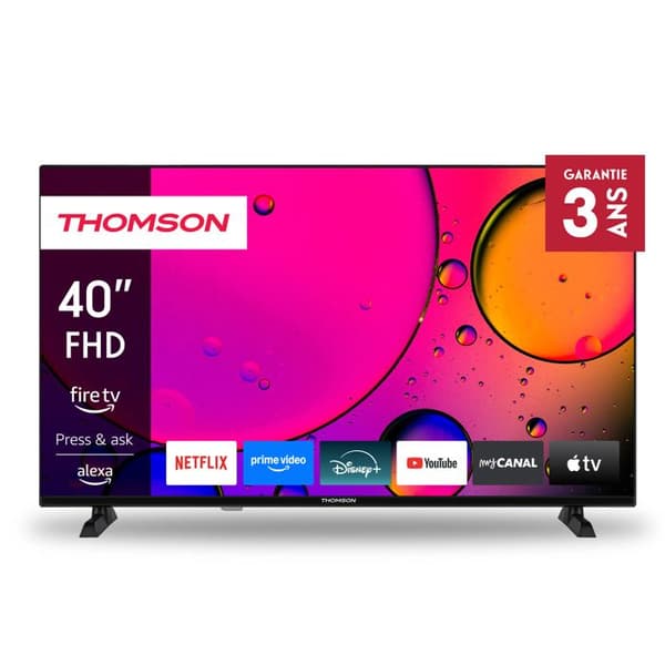 LED-TV 40'' - Thomson - 40FF2S34 - FHD - Röststyrning Alexa - Smart-TV