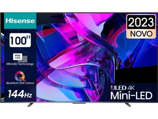 Telewizor Hisense Smart TV Hisense 100U7KQ 4K Ultra HD LED AMD FreeSync Svart