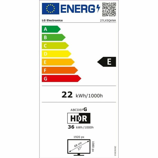 BRUGT Smart TV LG 4K Ultra HD 27" LED IPS HDR (Refurbished A)