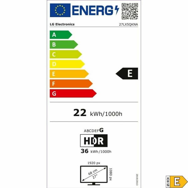 KÄYTETTY Smart TV LG 4K Ultra HD 27" LED IPS HDR (Kunnostetut Tuotteet A)