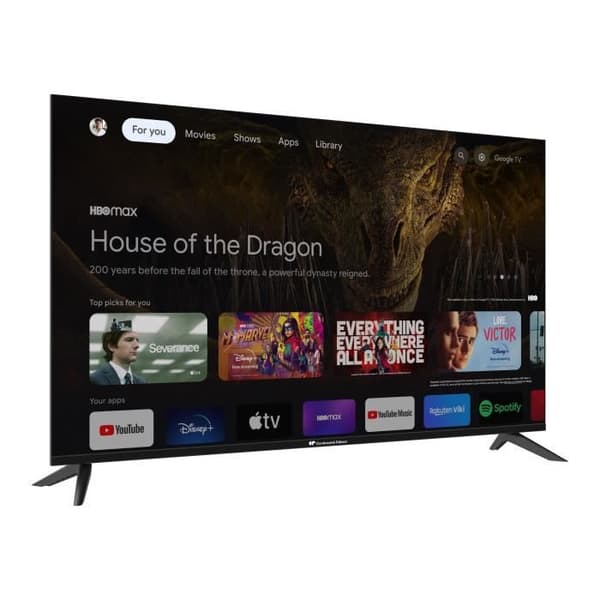 TV QLED UHD 4K - CONTINENTAL EDISON - 50'' (127 cm) - Smart Google - Wifi Bluetooth - 4xHDMI - 2xUSB - CELED50SQLDV24B6
