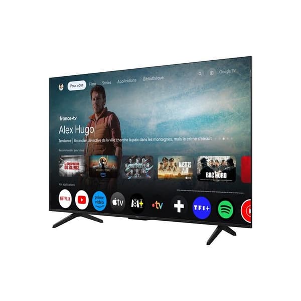 TV QLED Tcl 55P79K 138 cm 4K UHD borstatte aluminium