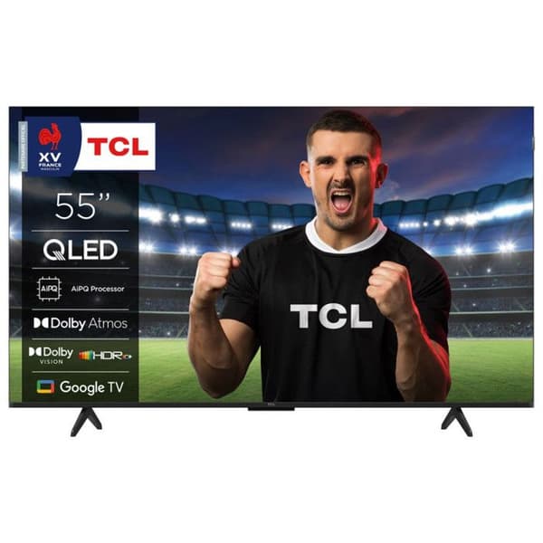 TV QLED Tcl 55P79K 138 cm 4K UHD borstatte aluminium