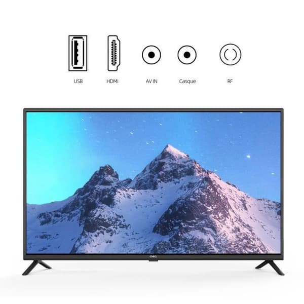 CHiQ L40G5W FHD LED-TV, 100 cm (40 tum), 1080 p, Blu-Ray-uppspelning via USB, Dolby Audio, TUNER (DVB-T/T2/C/S/S2), HDMI/USB/