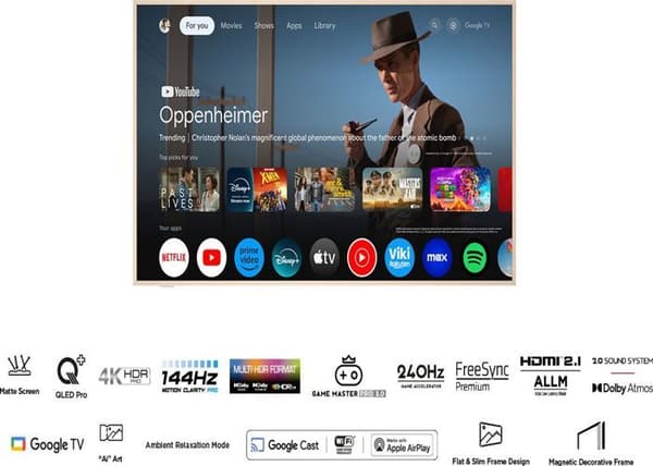TCL 55A300W NXTFrame PRO QLED