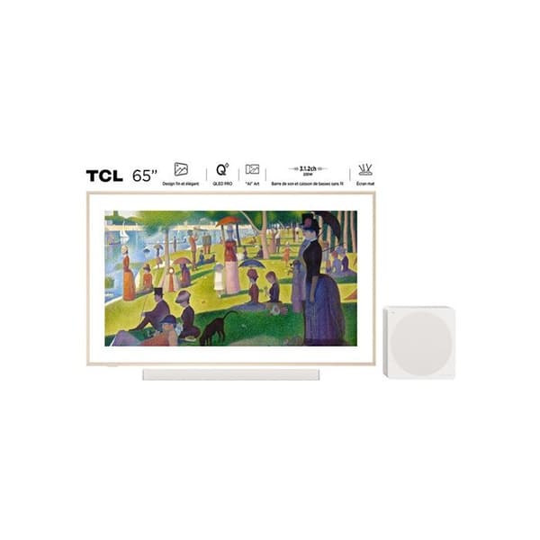 Pack TV QLED Pro - TCL - 55A300PRO - 139 cm - 4K UHD - Ljudbar 3.1.2ch