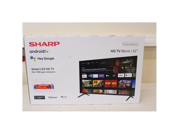 Sharp | 32FH2EA | 32&quot; (81 cm) | Smart TV | Android | HD | Black | DAMAGED PACKAGING