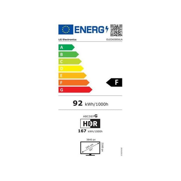 TV 65 TUM OLED ULTRA HD 2025 LG - OLED65B56LA