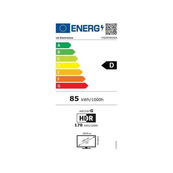 QNED 2025 LG - 75QNED80A6A