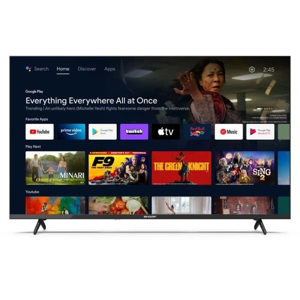 Smart TV LED - SHARP - 40FH2EA - Full HD 101 cm - Android TV - Wi-Fi Bluetooth