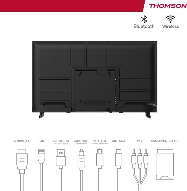 Thomson 40" (101 cm) Android Smart FHD LED-TV – 40FA2S13 - Netflix, Prime Video, Disney+