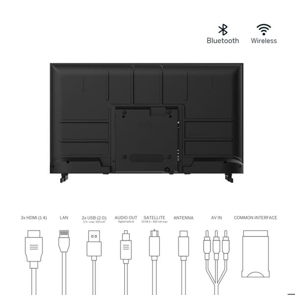 Thomson 40" (101 cm) Android Smart FHD LED-TV – 40FA2S13 - Netflix, Prime Video, Disney+ Svart