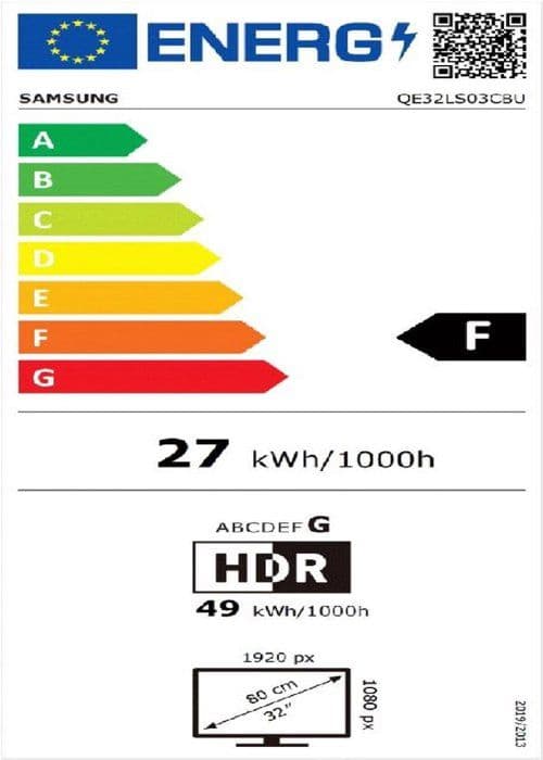 QLED TV - Samsung - QE32LS03C - 32 tum - Smart TV - HDR-kompatibel