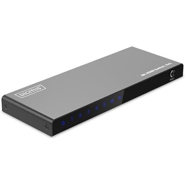 HDMI-omkopplare - DIGITUS - DS-55334 - 5x1 - UHD 8K/60 Hz - HDCP 2.3 - HDMI 2.1