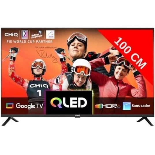 CHIQ TV QLED 100 cm L40QG7L - Google TV QLED