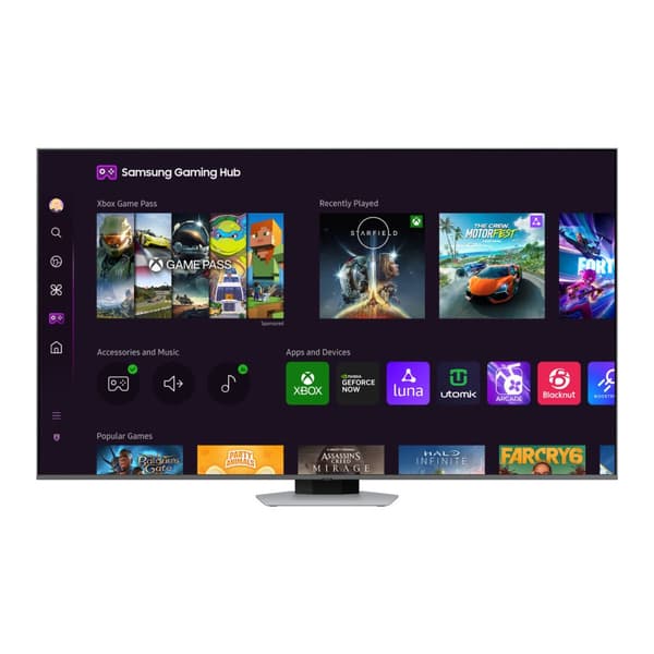 Smart TV Samsung TQ55Q80D 4K Ultra HD QLED AMD FreeSync 55" Silver
