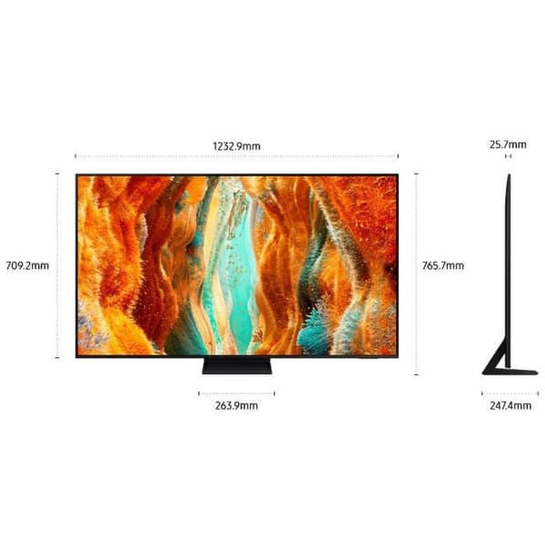 TV Neo QLED TQ55QN70F - TV Mini LED 55" (140 cm) - 4K UHD 3840x2160 - 144Hz - HDR10+ - Smart TV - Gaming Hub - 3xHDMI - WiFi
