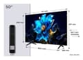 Miniatyrbilde 3 av 5: TCL 50P79K 50 QLED 4K UHD (2160p) Sort