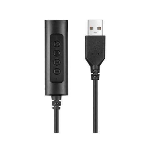 Hörlurstillbehör - SANDBERG - 134-17 - USB-adapterkabel - 1,5 m - Trådbunden - Svart