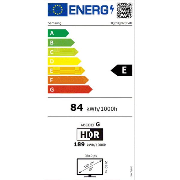 Smart TV Samsung TQ65QN70F 65" 4K Ultra HD HDR Neo QLED