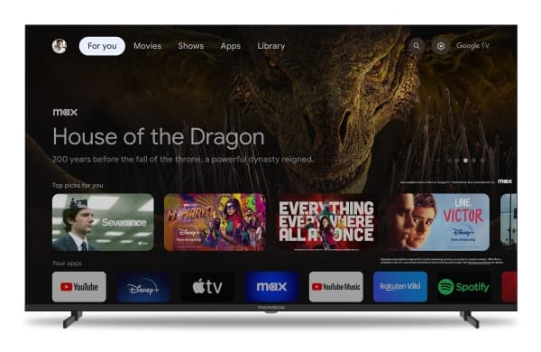 Thomson 55UG4S14, 139,7 cm (55"), 3840 x 2160 piksler, LCD, Smart TV, Wi-Fi, Sort