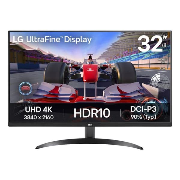 PC-skärm - LG - 32UR500K-B - 32" UHD 4K - HDR10 - 4 ms - LCD Svart Svart