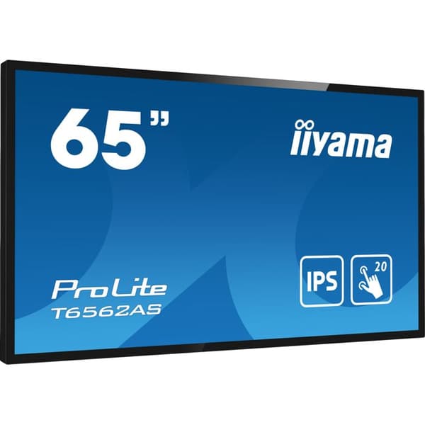 Platt LCD-skärm - IIYAMA - ProLite T6562AS - 65 tum - 4K UHD - Multiberöringsskärm