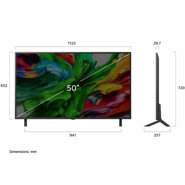 Smart TV LG 50QNED87A6D.AEU 4K Ultra HD 50" LED HDR Edge-LED QNED
