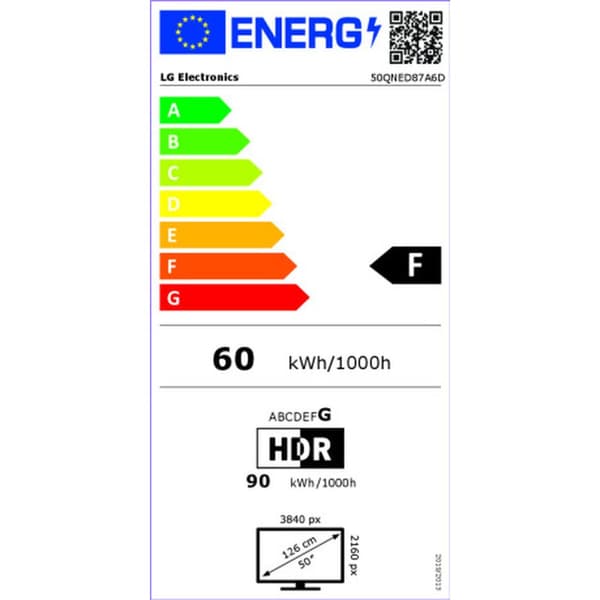 Smart TV LG 50QNED87A6D.AEU 4K Ultra HD 50" LED HDR Edge-LED QNED
