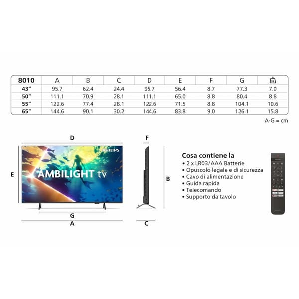 Smart TV Philips 43PUS8010/12
