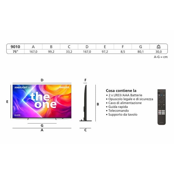 Smart TV Philips 75PUS9010/12