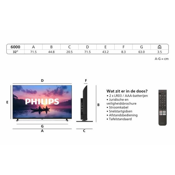 Smart TV Philips 32PHS6000/12