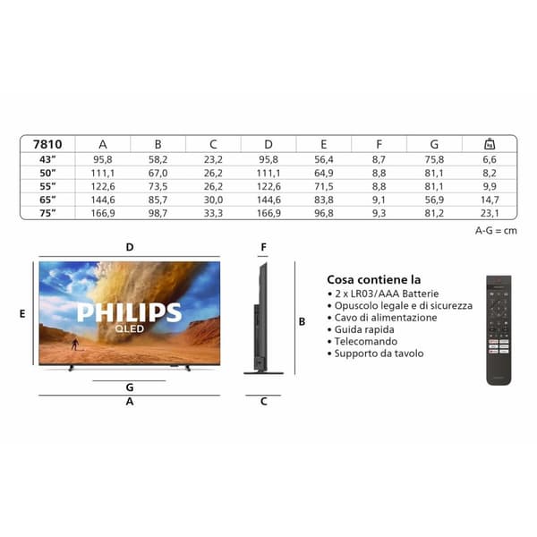 Smart TV Philips 43PUS7810/12