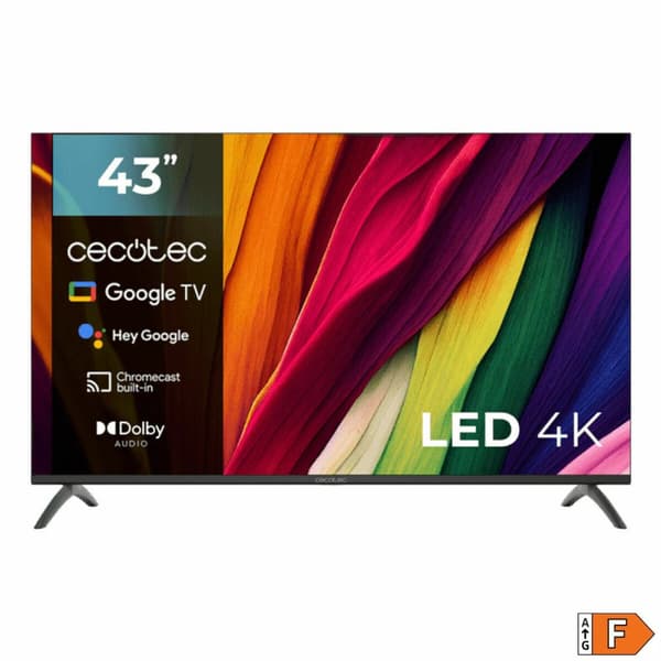 Smart TV Cecotec ALU40043 4K Ultra HD 43" LED HDR HDR10