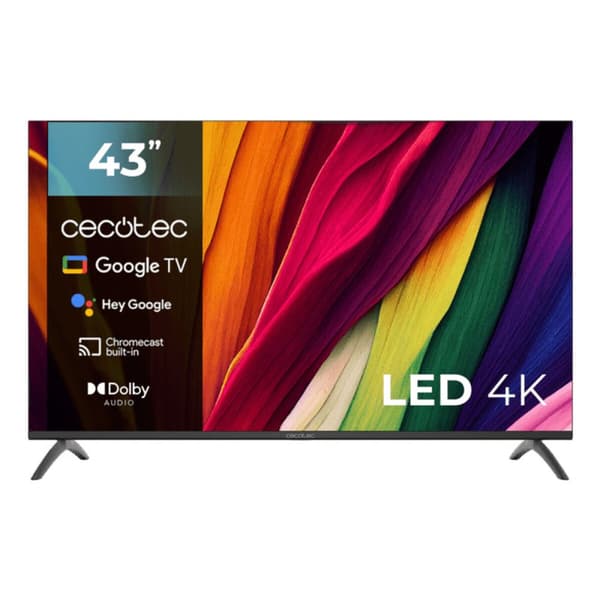 Smart TV Cecotec ALU40043 4K Ultra HD 43" LED HDR HDR10