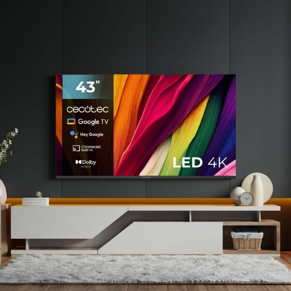 Smart TV Cecotec ALU40043 4K Ultra HD 43" LED HDR HDR10
