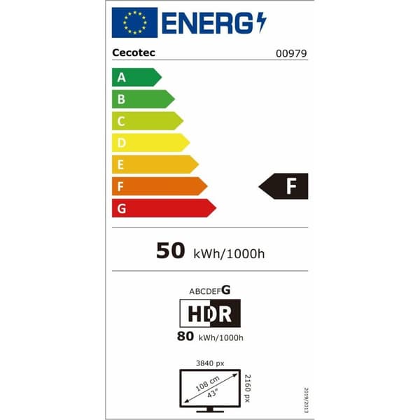 Smart TV Cecotec 00979 4K Ultra HD 43" QLED