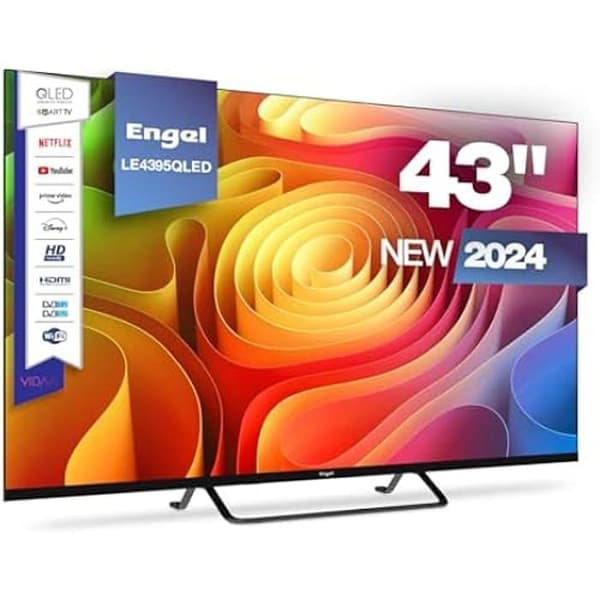 32" Smart TV - ENGEL - LE3295QLED - HD QLED - Dolby Audio - 2 HDMI, 2 USB