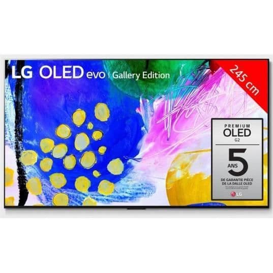 LG OLED TV - OLED97G29 - 4K UHD - 245 cm - Dolby Atmos - 4 HDMI - 3 USB