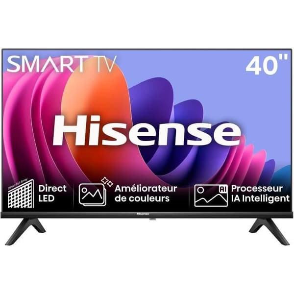 HISENSE 40A4N - 40" (100 cm) LED-TV - Ultratunna kanter - Full HD (1920x1080) - Smart TV - 2xHDMI