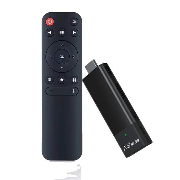 Streaming Media Player, Android 10.0, 4K HDR-understøttelse, stemmestyring,sort