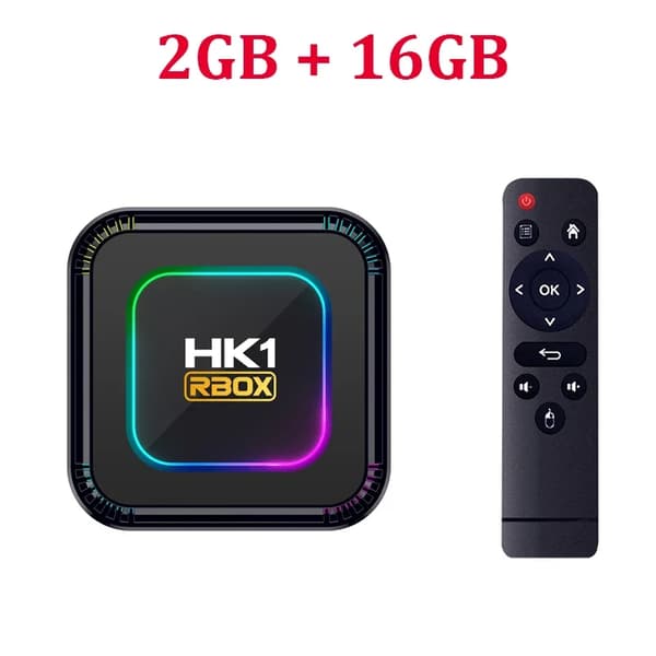 Android TV Box, 4GB RAM, 8K video support,EU stik, 2G 16G