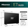 Miniatyrbild 5 av 11: Smart TV Hisense 55E7NQ 55" 4K Ultra HD LED HDR QLED