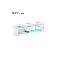 Miniatyrbild 2 av 6: Elegant Bright White TV-skåp - 1,4 meter lång, LED-belysning 16 färger, TV-skärm 60 tum