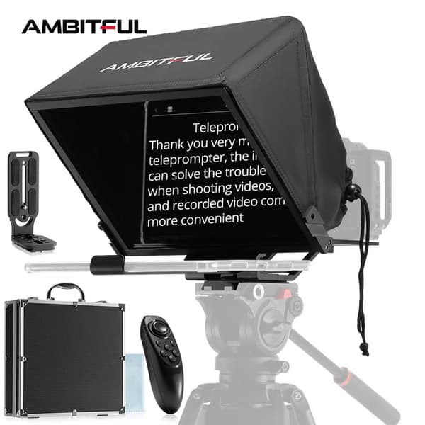 Teleprompter, Stort Skærm, Foldbart Design, T14