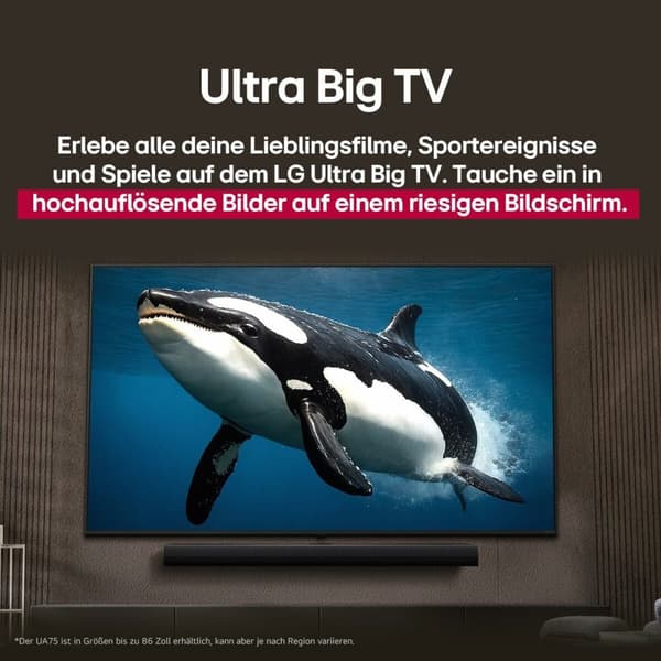 Smart TV LG 86UA75006LA.AEUQ 4K Ultra HD 86" LED HDR D-LED